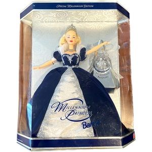 RARE Millennium Princess Barbie Special Edition w/ Hallmark Millennium Keepsake